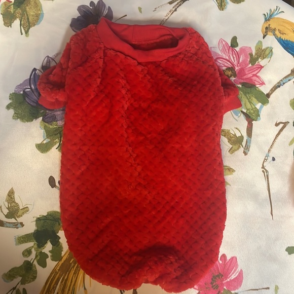 Nwot Fuzzy fleece dog sweater blue - Picture 5 of 7